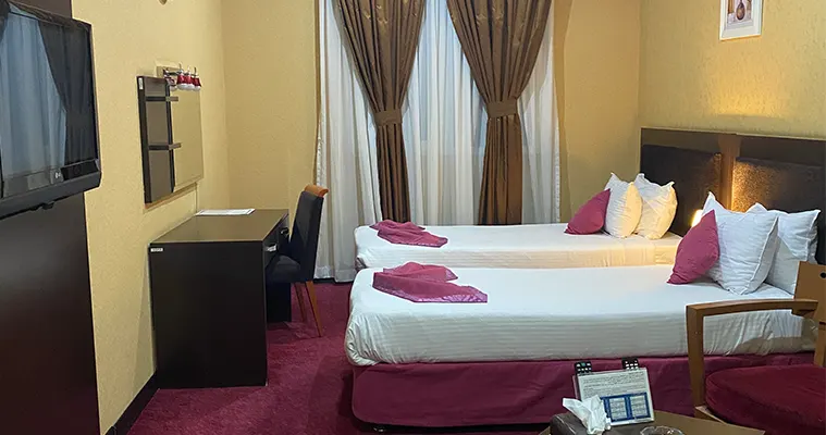 اتاق های هتل آساره تهران