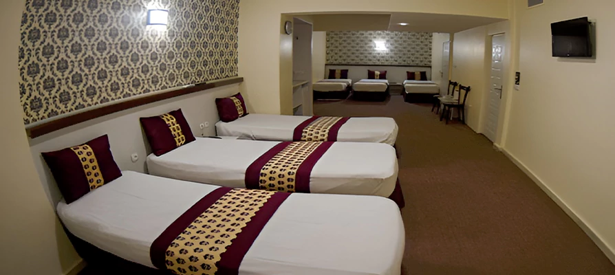 اتاق هایی از هتل آفریقا در مشهد