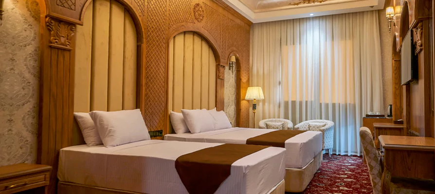 اتاقی از هتل نگین مصلی مشهد