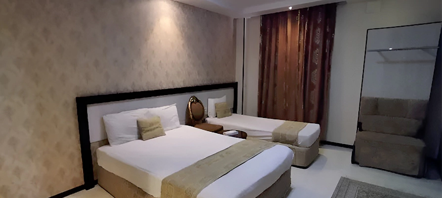 اتاق هایی از هتل آپارتمان تیانا در مشهد