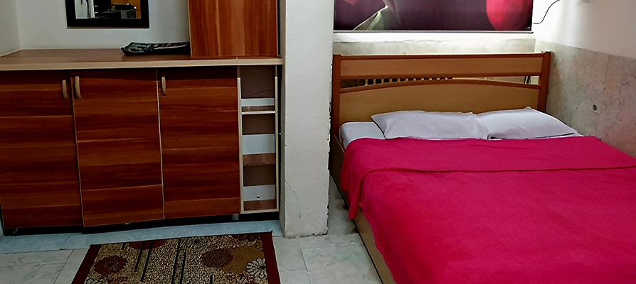 نمایی از اتاق های هتل قابوس گنبد کاووس